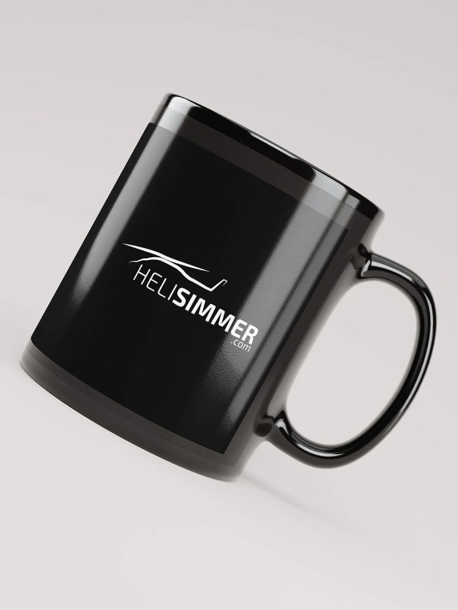 HeliSimmer.com Logo - All-Black Mug product image (8)