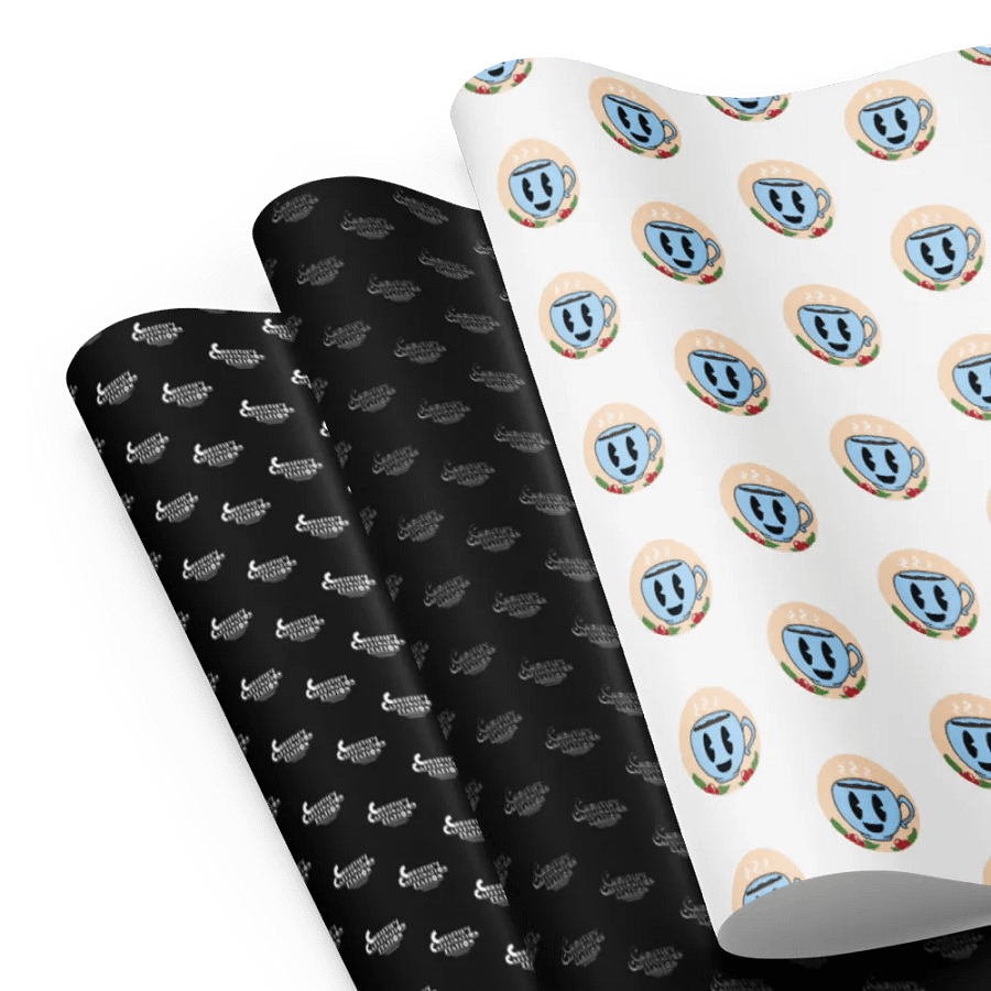Christie's Caffeination Station Custom Wrapping Paper Set - 3 Unique Designs product image (8)