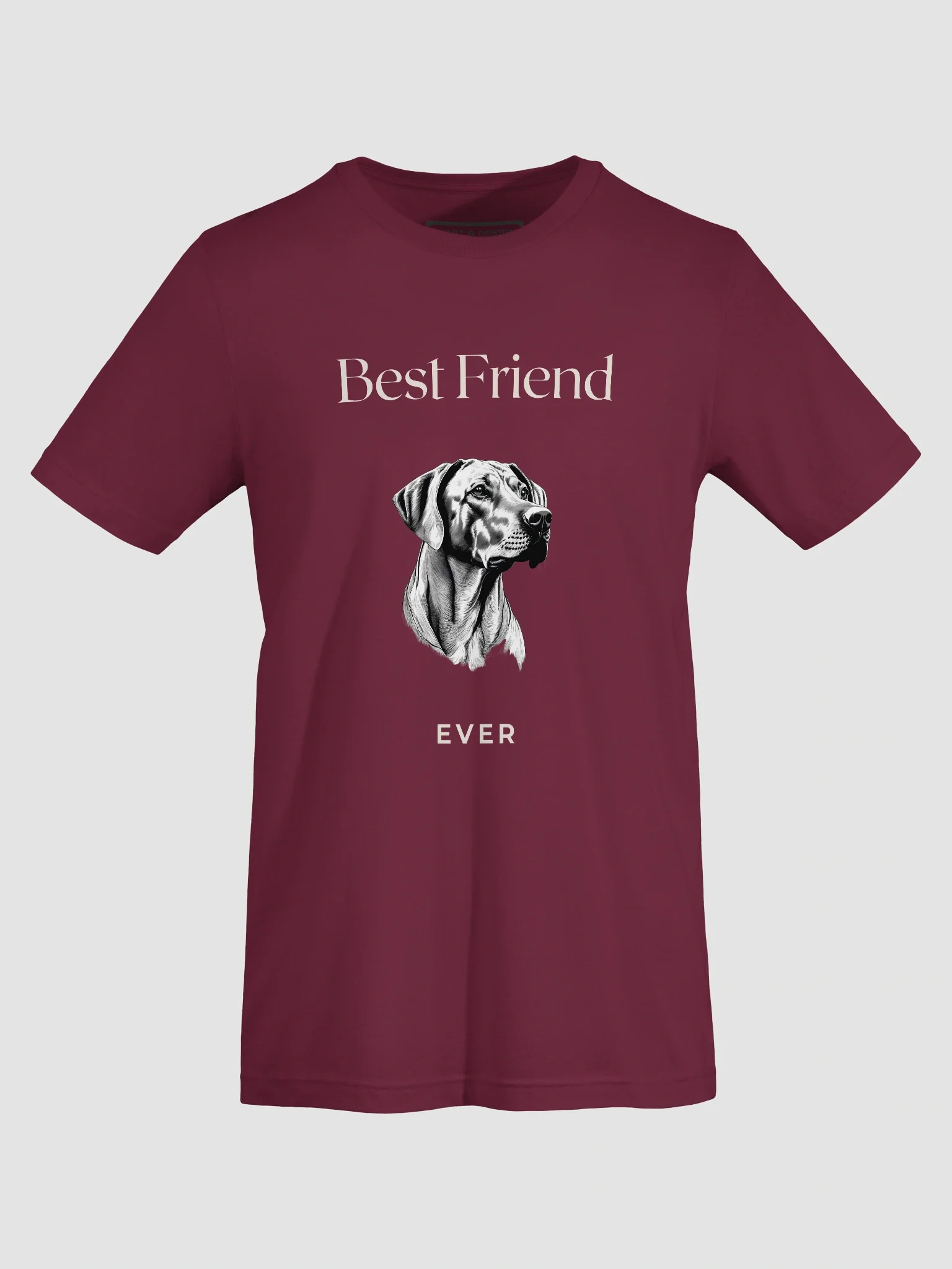 Best Friend Ever Rhodesian Ridgeback Dog Head T-shirt product image (7)