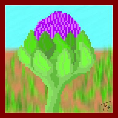 Did you know that artichokes are flowers. Purple flowers? Really are something beautiful.

#pixelart #pixelartist #artichoke ...