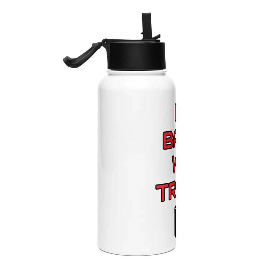 IN BASS WE TRUST Stainless Steel Water Bottle product image (4)