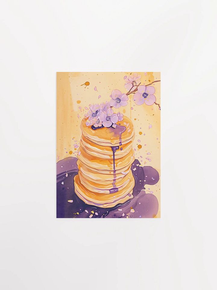 Cherry Blossom Pancake Delight Poster product image (1)