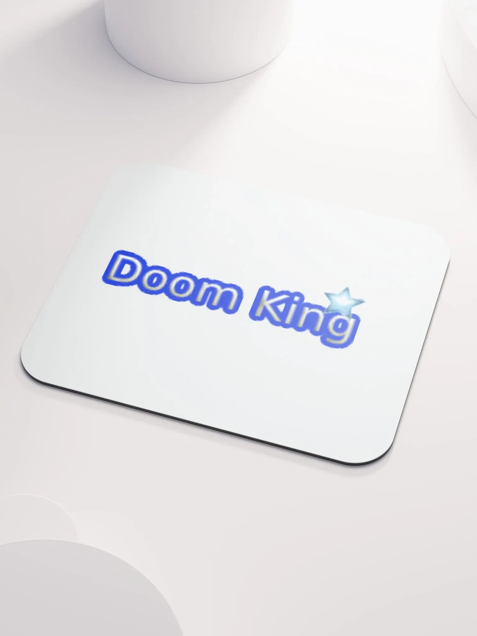 Doom white Gaming Mouse Pad product image (3)