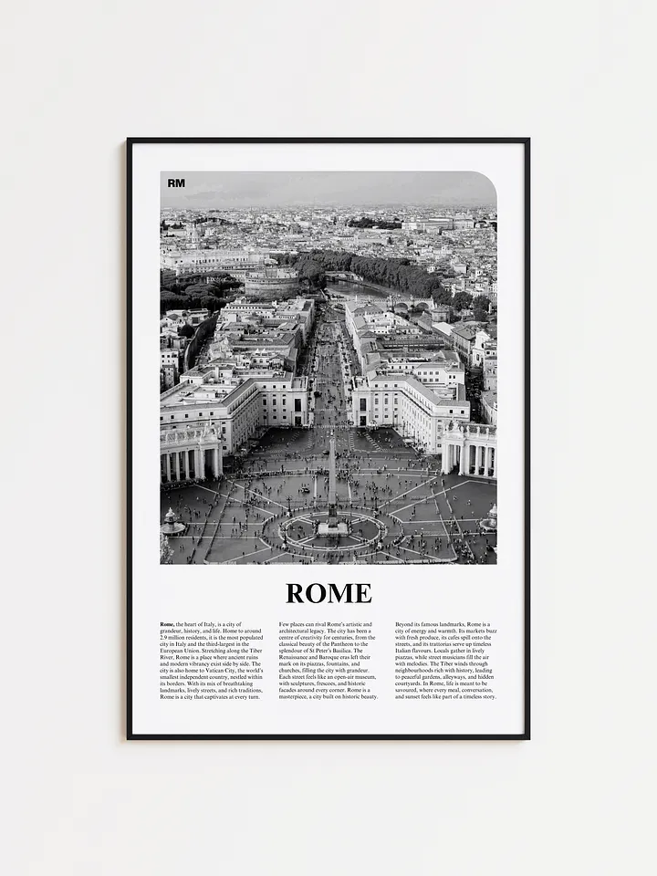 Rome 03 Newspaper Poster product image (1)