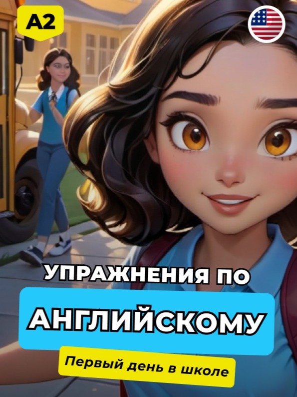 УПРАЖНЕНИЯ - Английский для начинающих | ПЕРВЫЙ ДЕНЬ В ШКОЛЕ product image (1)