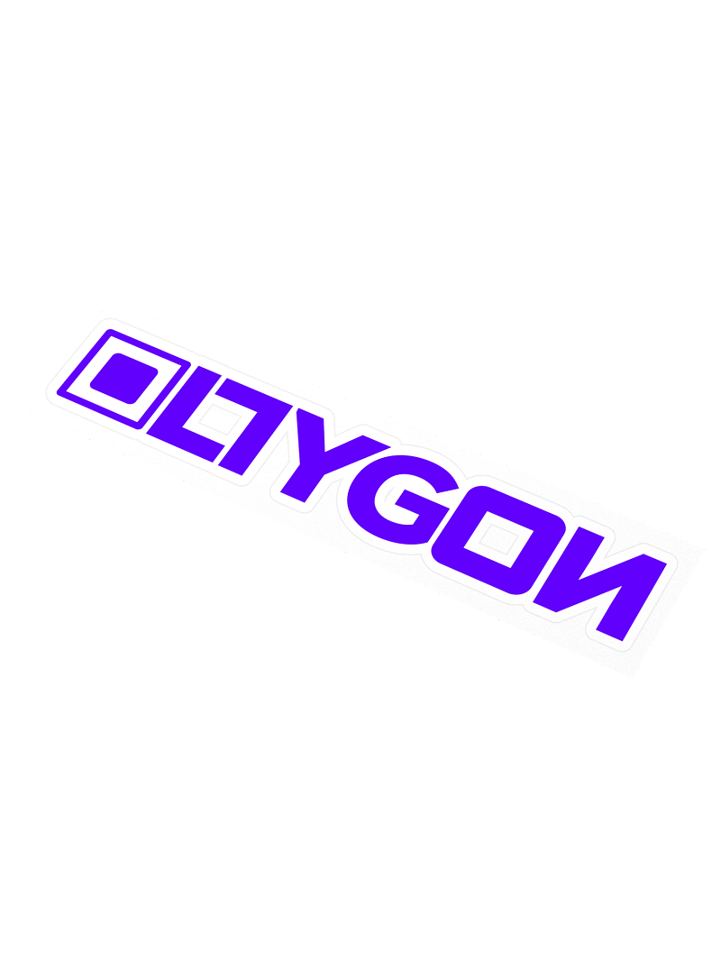 Ollygon Logo (Horizontal) - Sticker