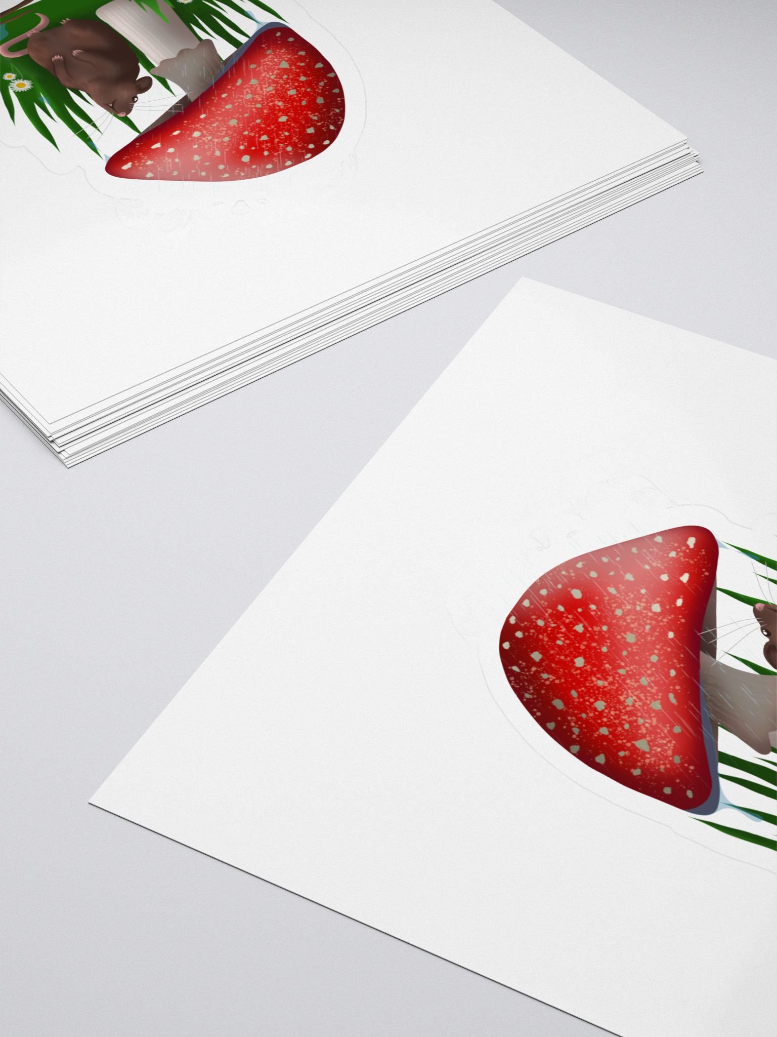 Rat Mushroom Sticker product image (4)