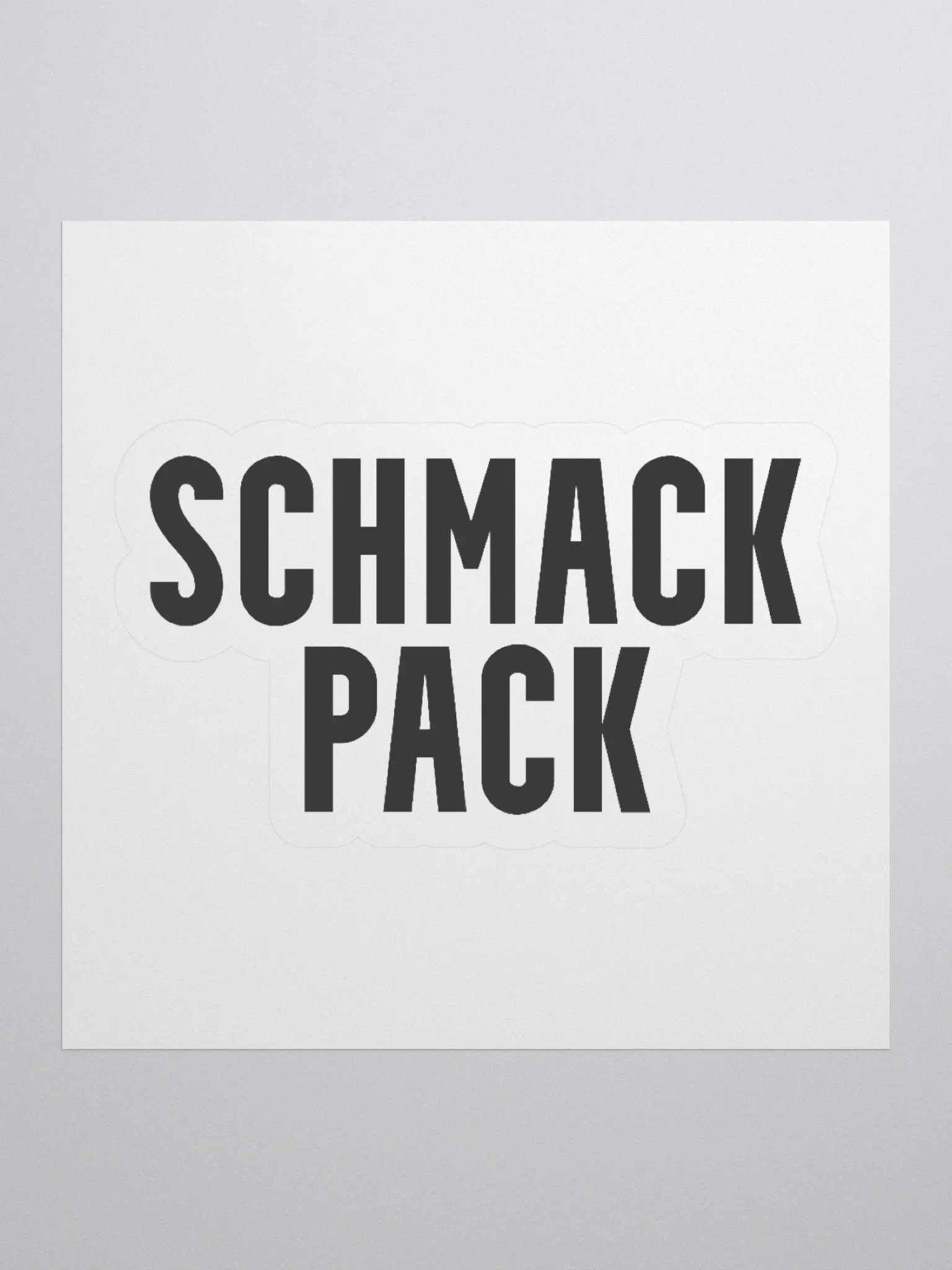 SCHMACK PACK Sticker product image (2)