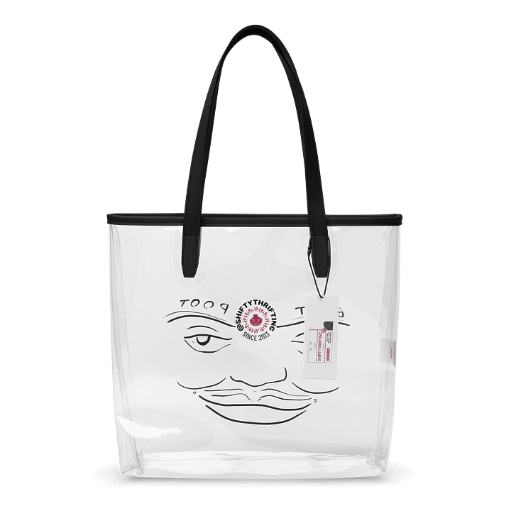 Beet Poot clear tote product image (2)