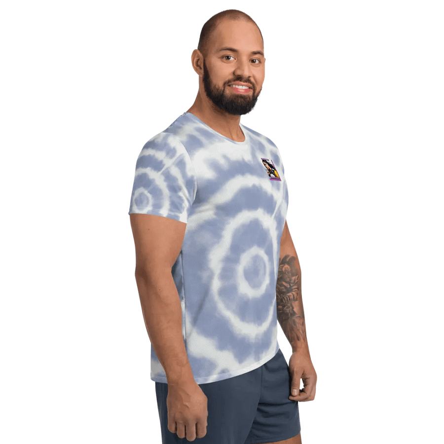 Ripple Effect All-Over Print Athletic Tee product image (8)