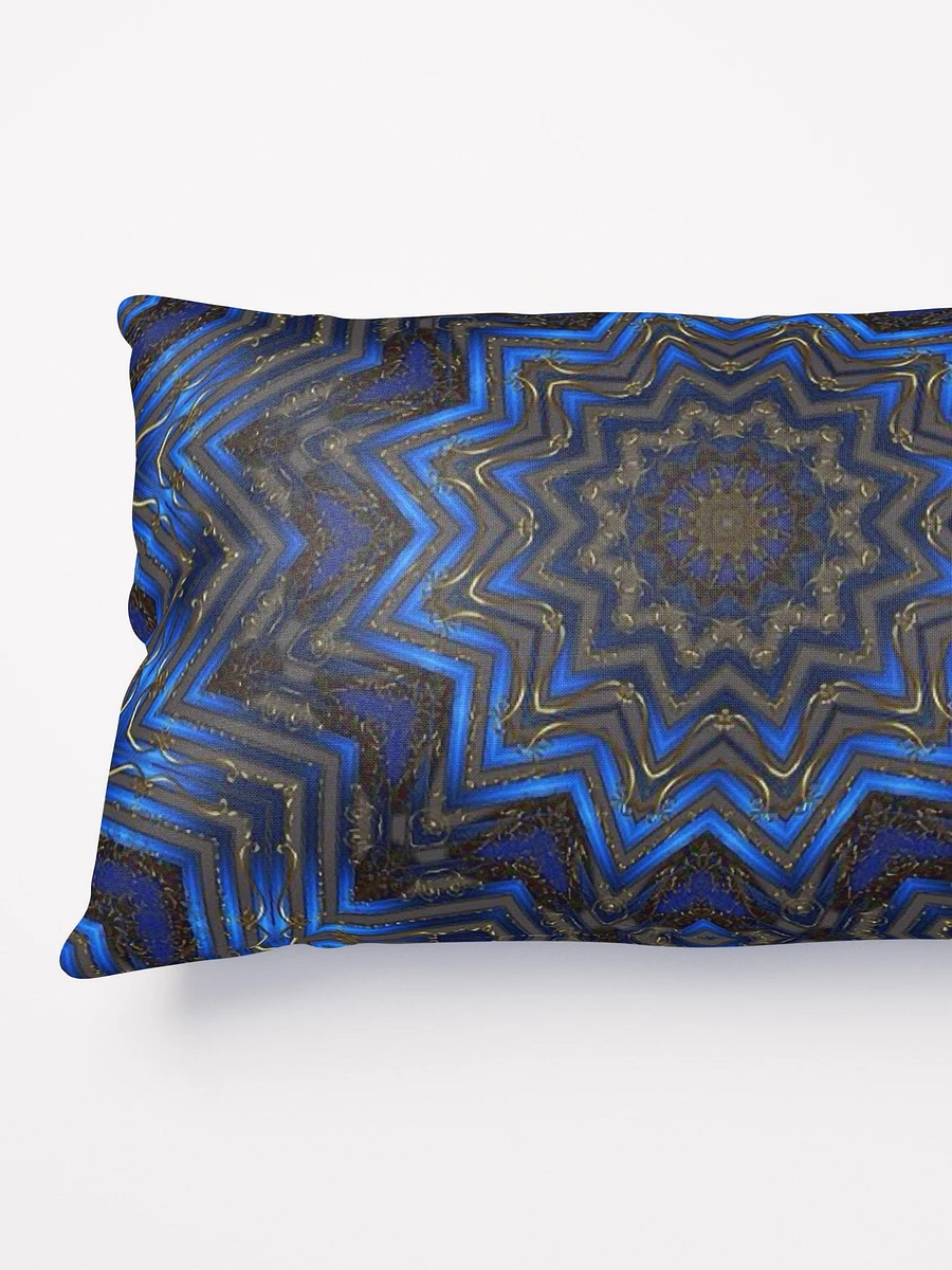Blue Ribbon Kaleidoscope Throw Pillow product image (7)