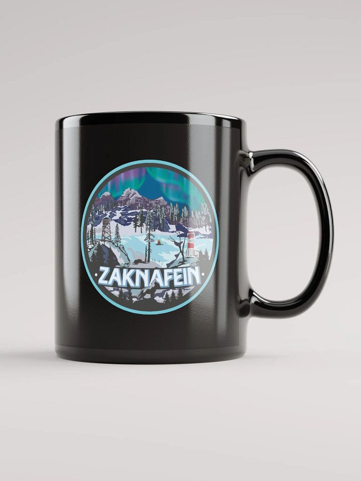 Zaknafein Camp Fire Chats Black Ceramic Mug product image (2)