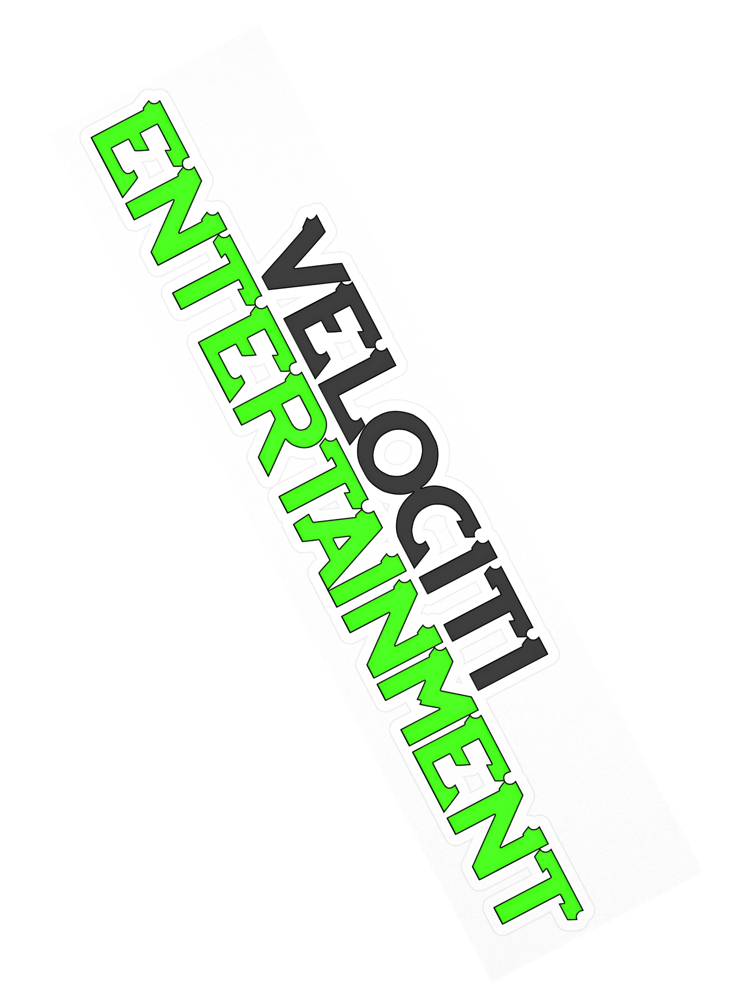 Kiss Cut Sticker Velociti Entertainment product image (2)