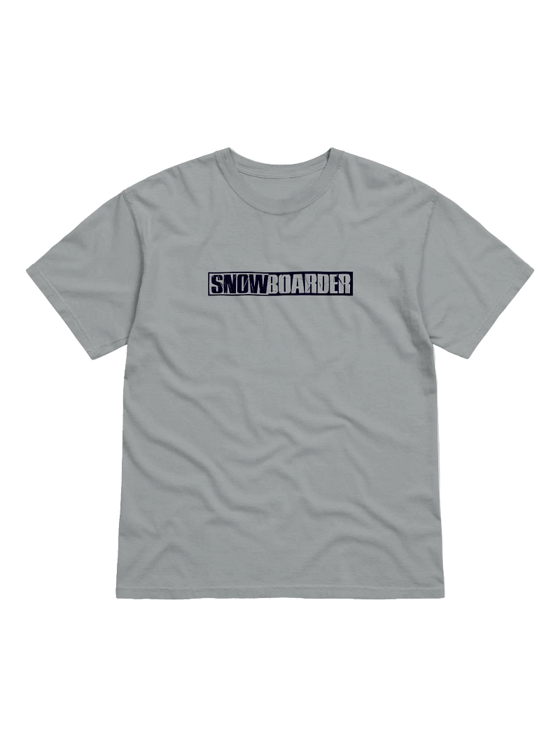Snowboarder Lockup Logo | Crew T-Shirt (Light)
