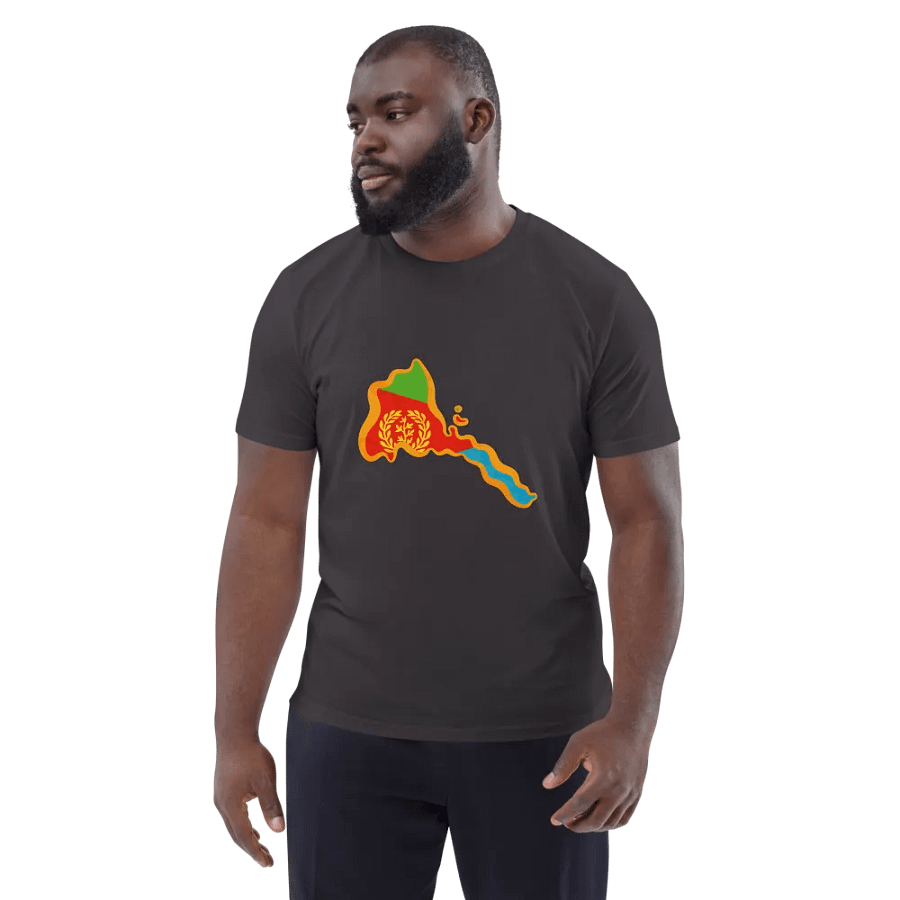 Eritrean Flag Emblem Organic T-Shirt product image (137)