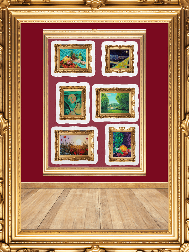 Golden Gallery Collection Sticker Sheet product image (1)