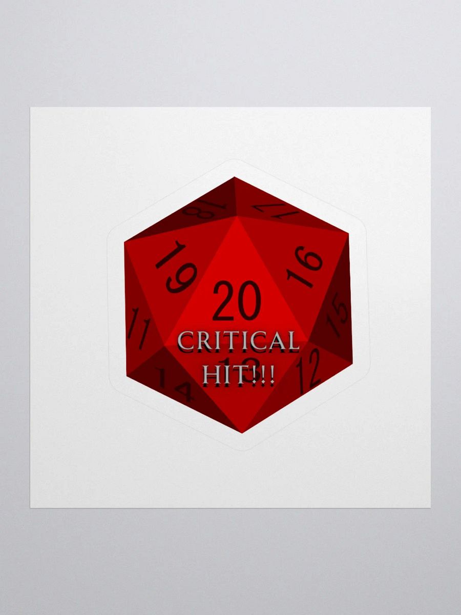Critical Hit!!! D20 Stickers product image (1)