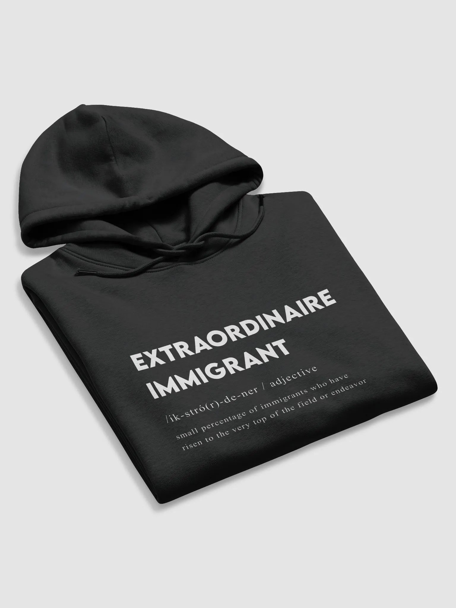 "Extraordinaire Immigrant Hoodie" product image (5)