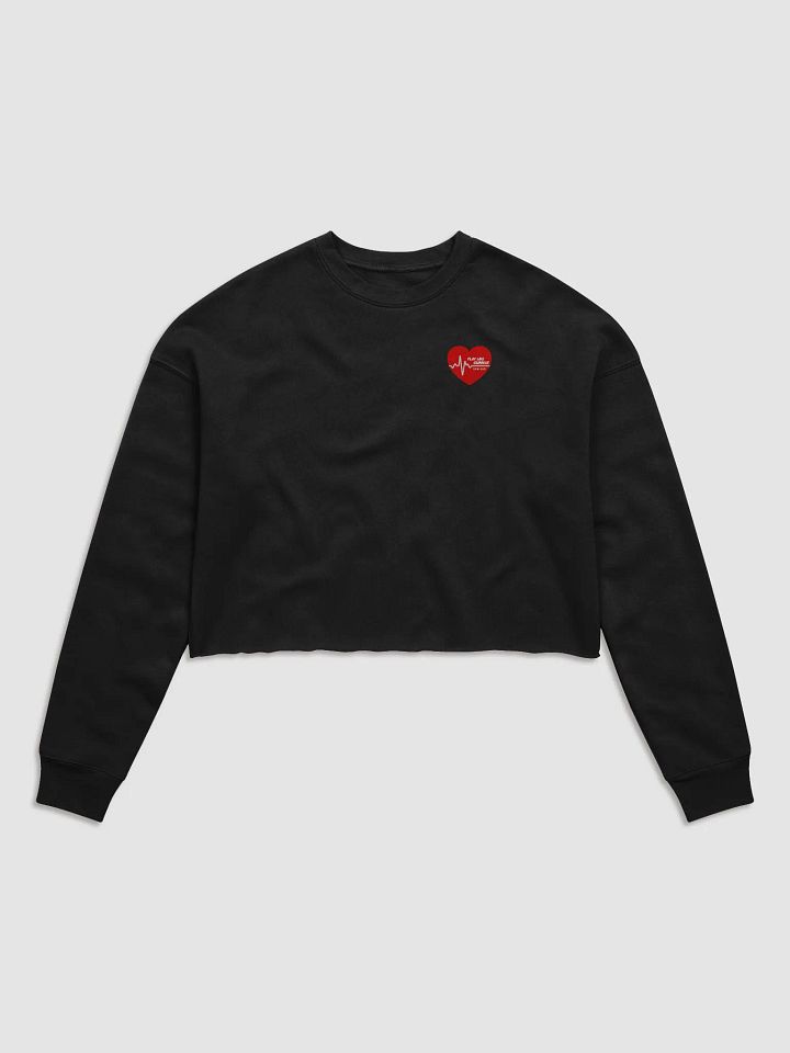 Bella Canvas Women's Fleece Crop Sweatshirt (Printed) product image (3)
