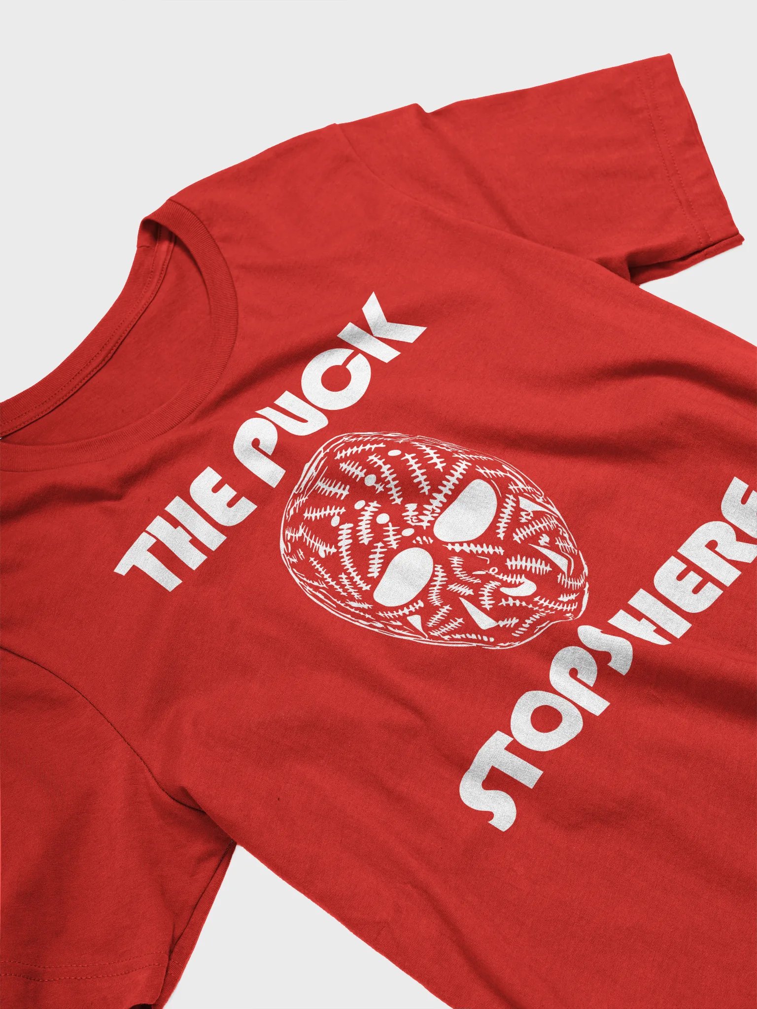 Funny Hockey T-Shirt – The Puck Stops Here – Beer League Hockey Shirt for Men – Gift for Goalies & Hockey Players product image (4)