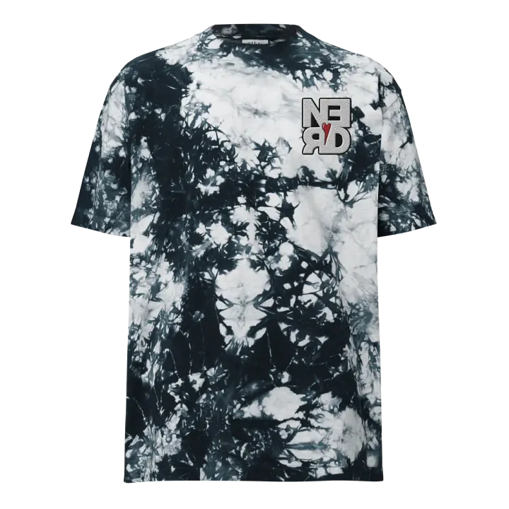 Nerd Heart Tie-Dye Tee (embroidered) product image (5)