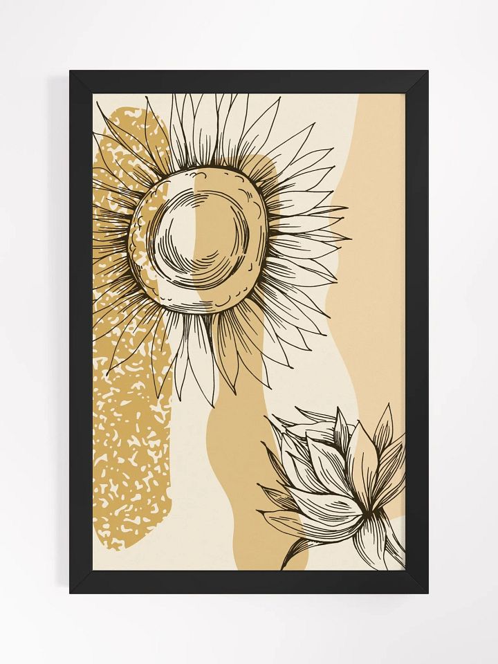 Floral Fusion Framed Matte Poster product image (4)