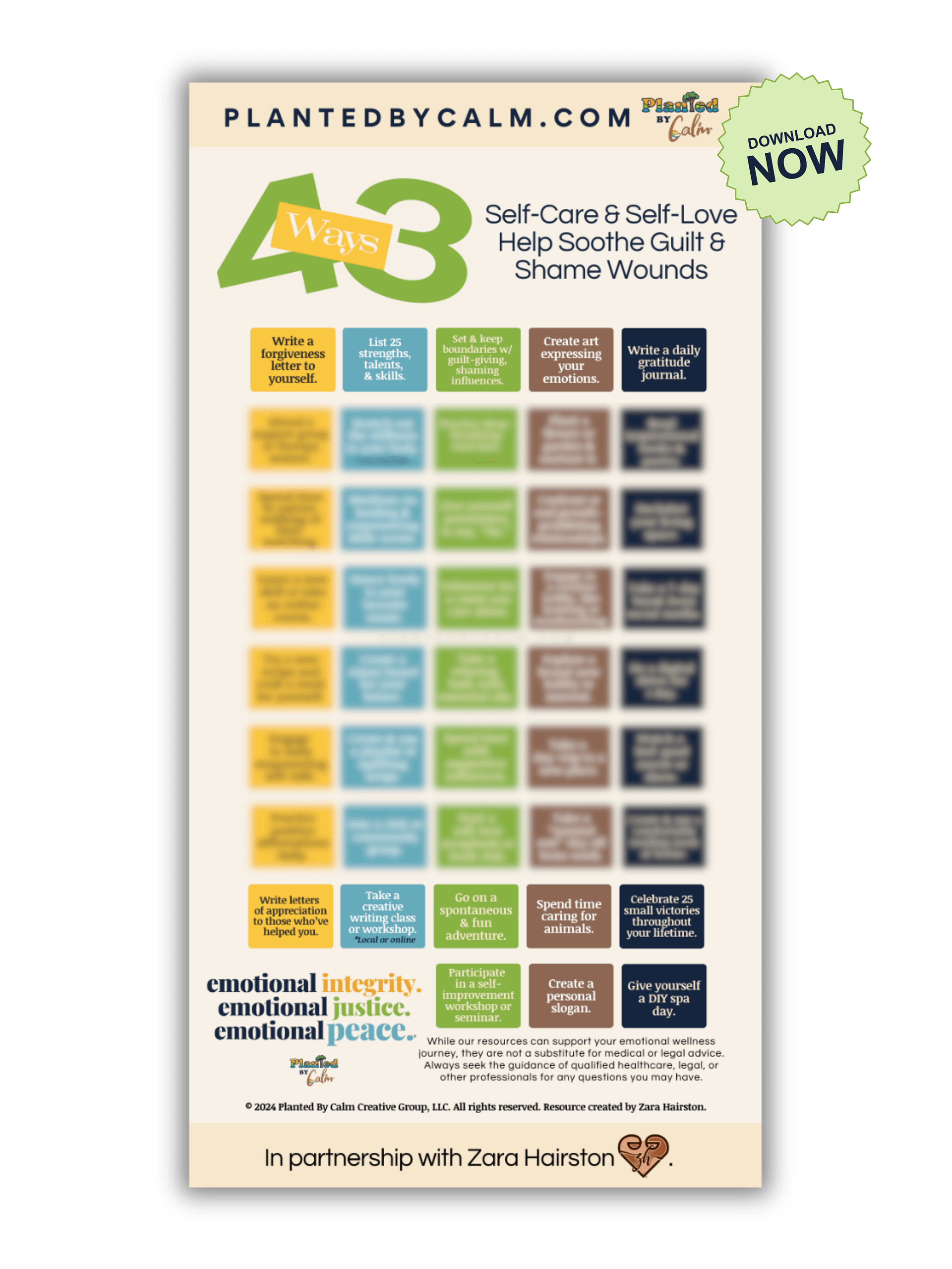 43 Ways Self-Care and Self-Love Help Soothe Guilt and Shame Wounds (PDF) product image (1)