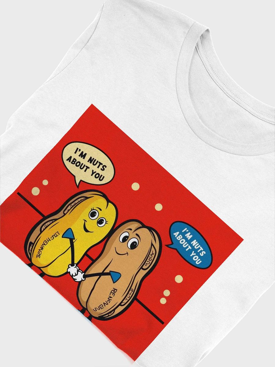 Funny Nut Lover Unisex Heavy Cotton Tee, Cute Walnut Design, Gift for Nut Enthusiasts, Comfy Tee, Nutty T-Shirt, Nut Humor Shirt product image (5)