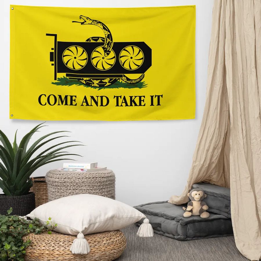 come and take it gpu flag - 100% polyester product image (5)