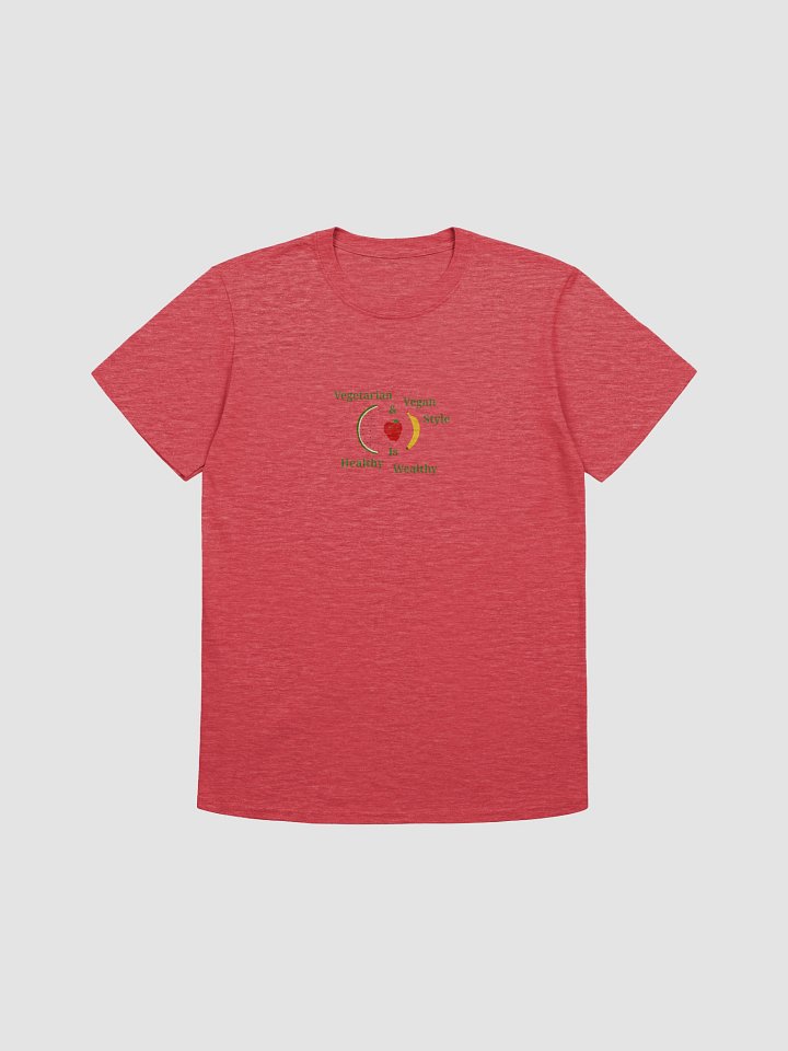 Healthy Wealthy Vegetarian & Vegan T-Shirt product image (1)