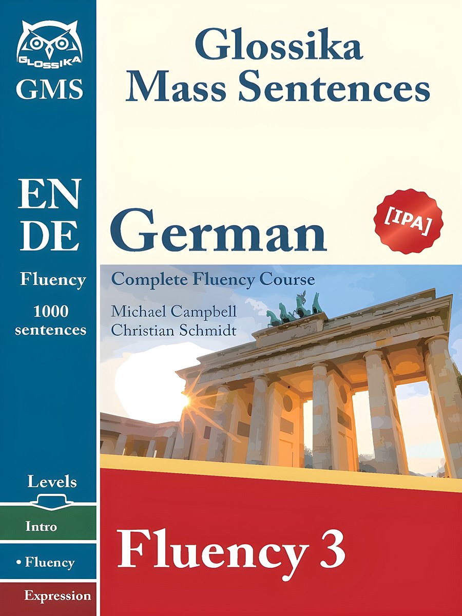 German Fluency Mastery Kit: Glossika Mass Sentences (Levels 1-3) product image (3)