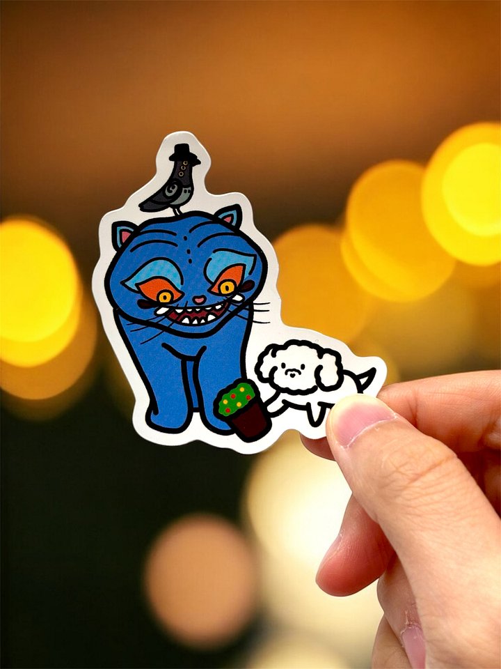 Kpop Demon Hunters Derpy Vinyl Sticker product image (1)