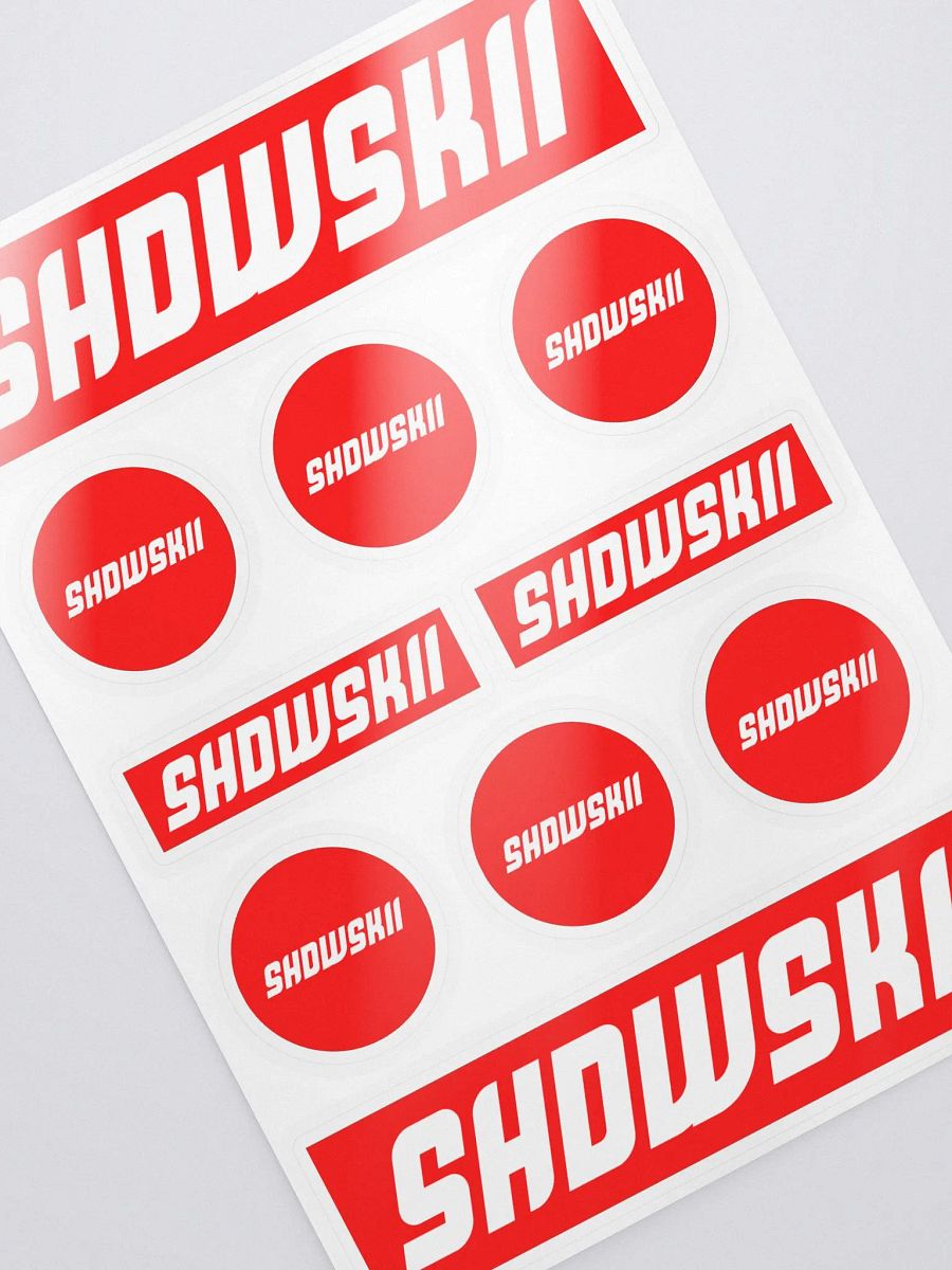 KISS CUT STICKERS / RED product image (2)