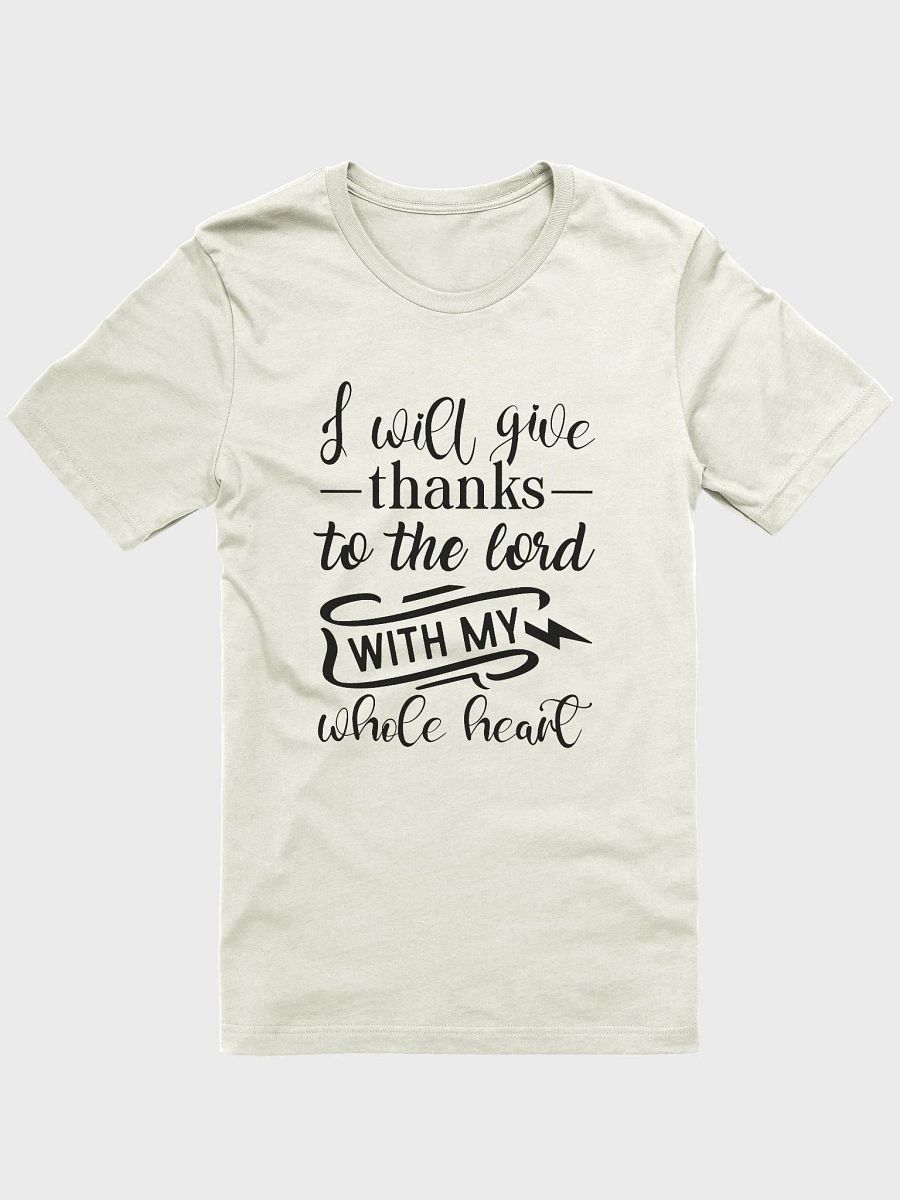 I will give thanks to the Lord with my whole heart | Christian| Faith | Inspirational product image (9)