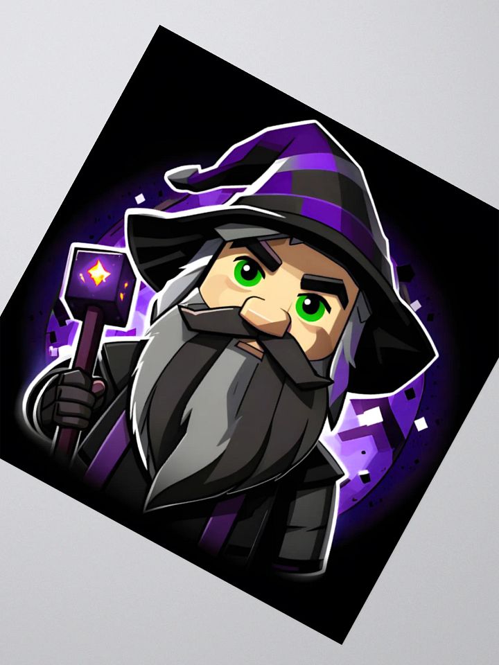 Harry Thee Wizard Logo Sticker! product image (2)