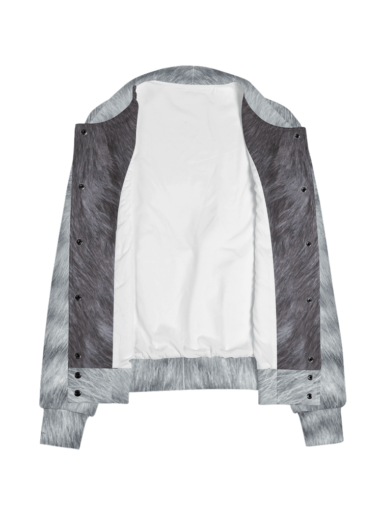 Silver Tabby Cat Premium Bomber Jacket (Unisex) product image (5)