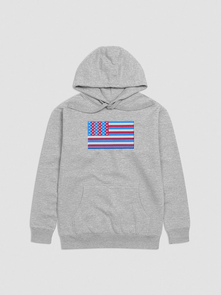 USA Trans Flag - Embroidered Hoodie product image (1)
