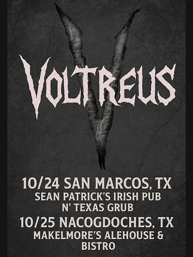 ʙᴀᴄᴋ-ᴛᴏ-ʙᴀᴄᴋ ʀɪᴛᴜᴀʟꜱ.

10/24 – ꜱᴀɴ ᴍᴀʀᴄᴏꜱ, ᴛx (ꜰʀɪɢʜᴛꜱ & ꜱᴏᴜɴᴅꜱ ꜰᴇꜱᴛɪᴠᴀʟ)
10/25 – ɴᴀᴄᴏɢᴅᴏᴄʜᴇꜱ, ᴛx (ᴇᴍᴏ ɴᴀᴄ)

#metalfestival #...