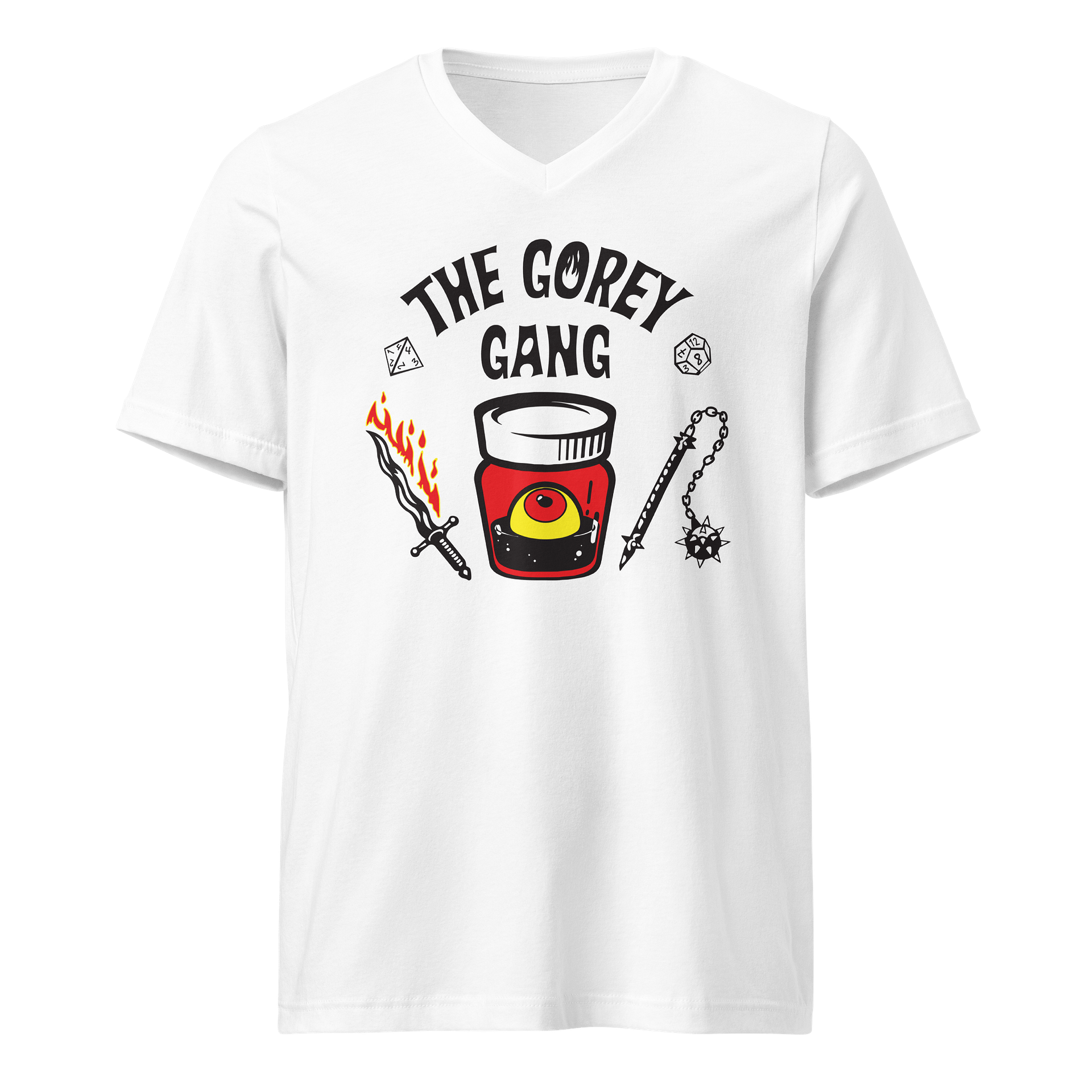 DnD Gang - Bella+Canvas Short Sleeve V-Neck Jersey T-Shirt product image (7)