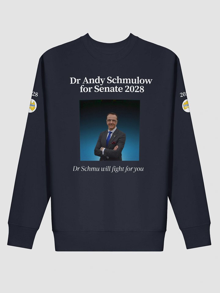 Dr Schmu will fight for you sweatshirt (Black or Navy) product image (3)