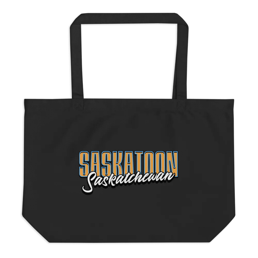 Saskatoon Saskatchewan Organic Cotton Tote Bag product image (1)