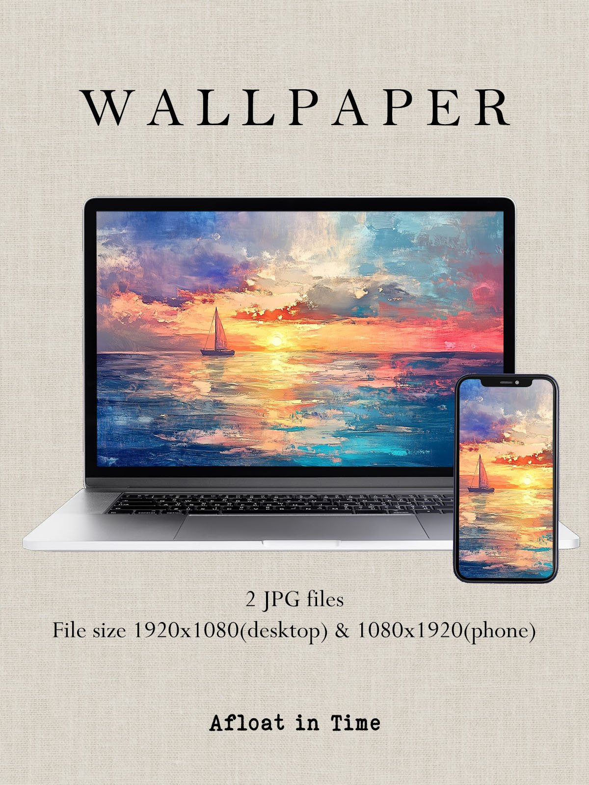 Wallpaper - Sunset Serenity product image (1)