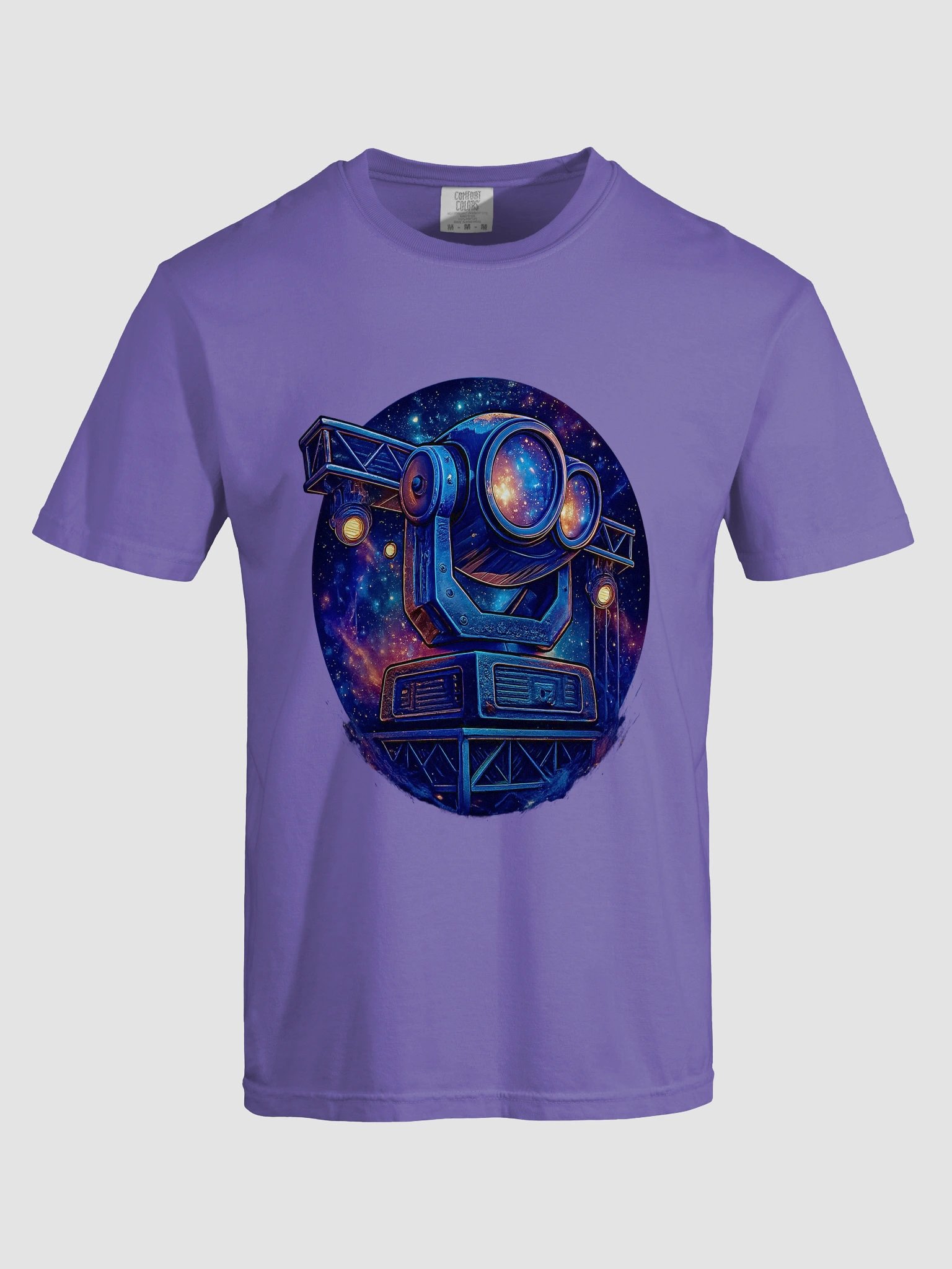 Theatrically Jerry: "Gemini Nebula" Graphic Moving Head Light T-Shirt product image (1)