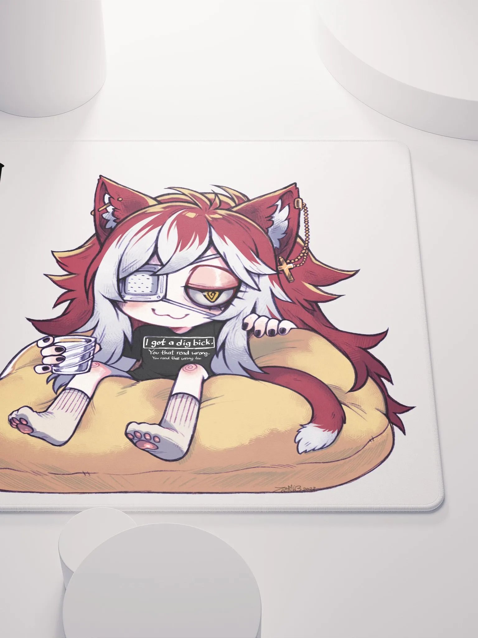 Toe Beans Large 18″×16″ Gaming Mouse Pad product image (5)