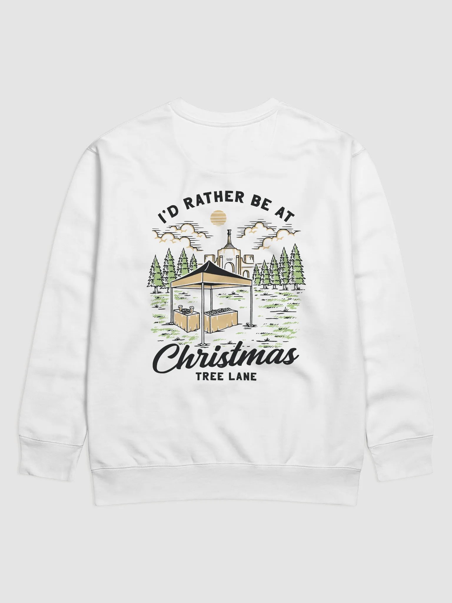 I'd Rather Be At Christmas Tree Lane Crew Neck product image (2)