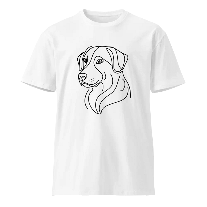 Modern Dog Outline Unisex T-Shirt product image (1)