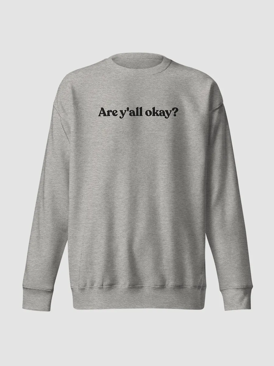 I am sale ok grey sweatshirt