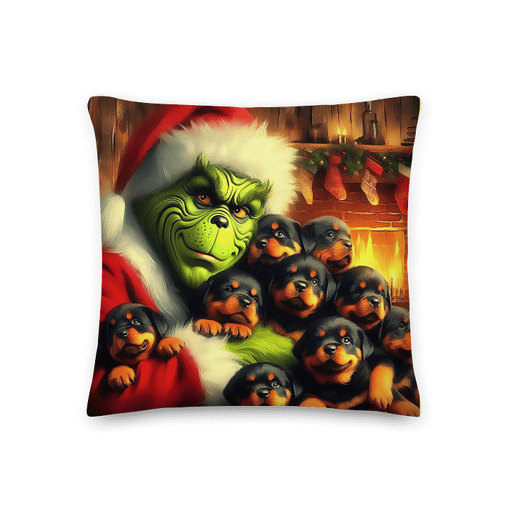 The Grinch Who Stole Rottweilers Premium Pillow product image (3)