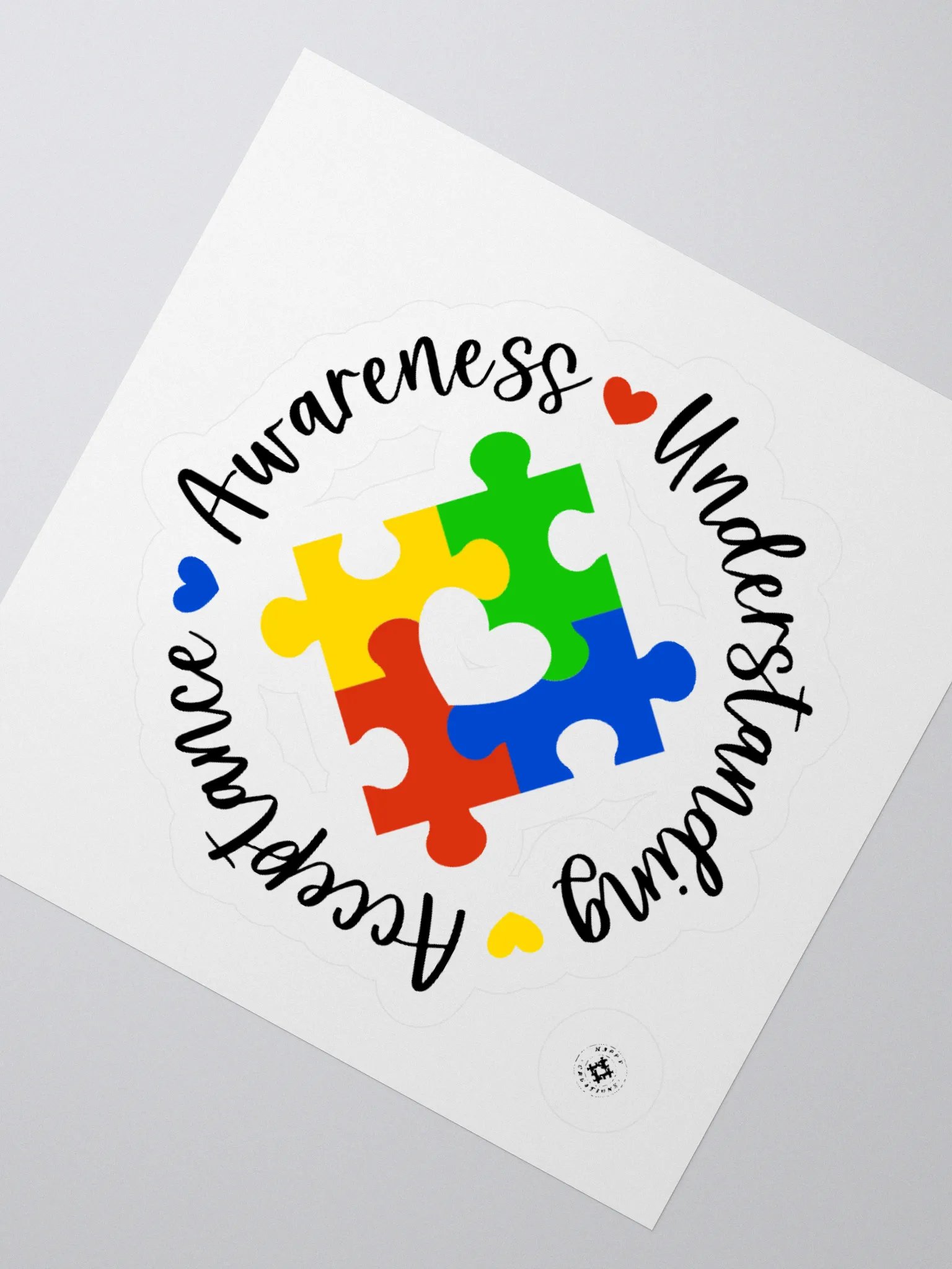 Colorful Puzzle Pieces Kiss Cut Stickers Set product image (2)