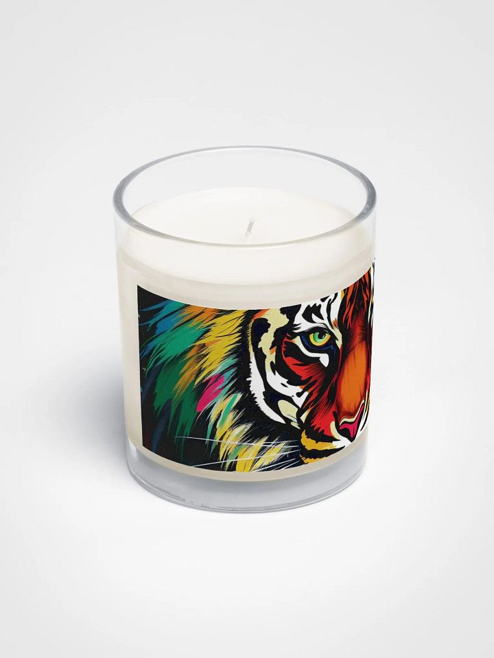 Vibrant Tiger's Gaze Soy Wax Candle product image (2)